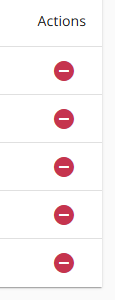 Cancellation action field