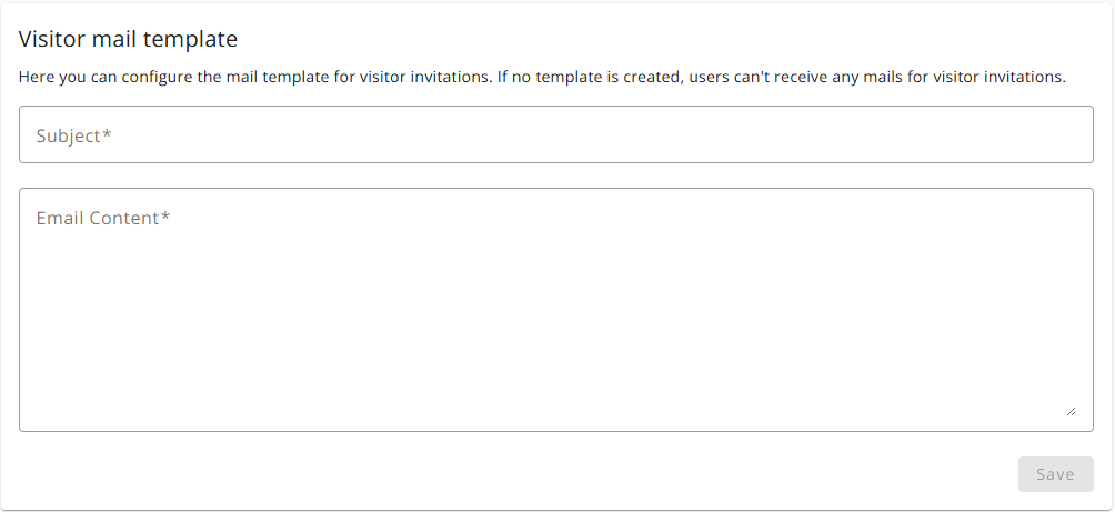 Create Mail template