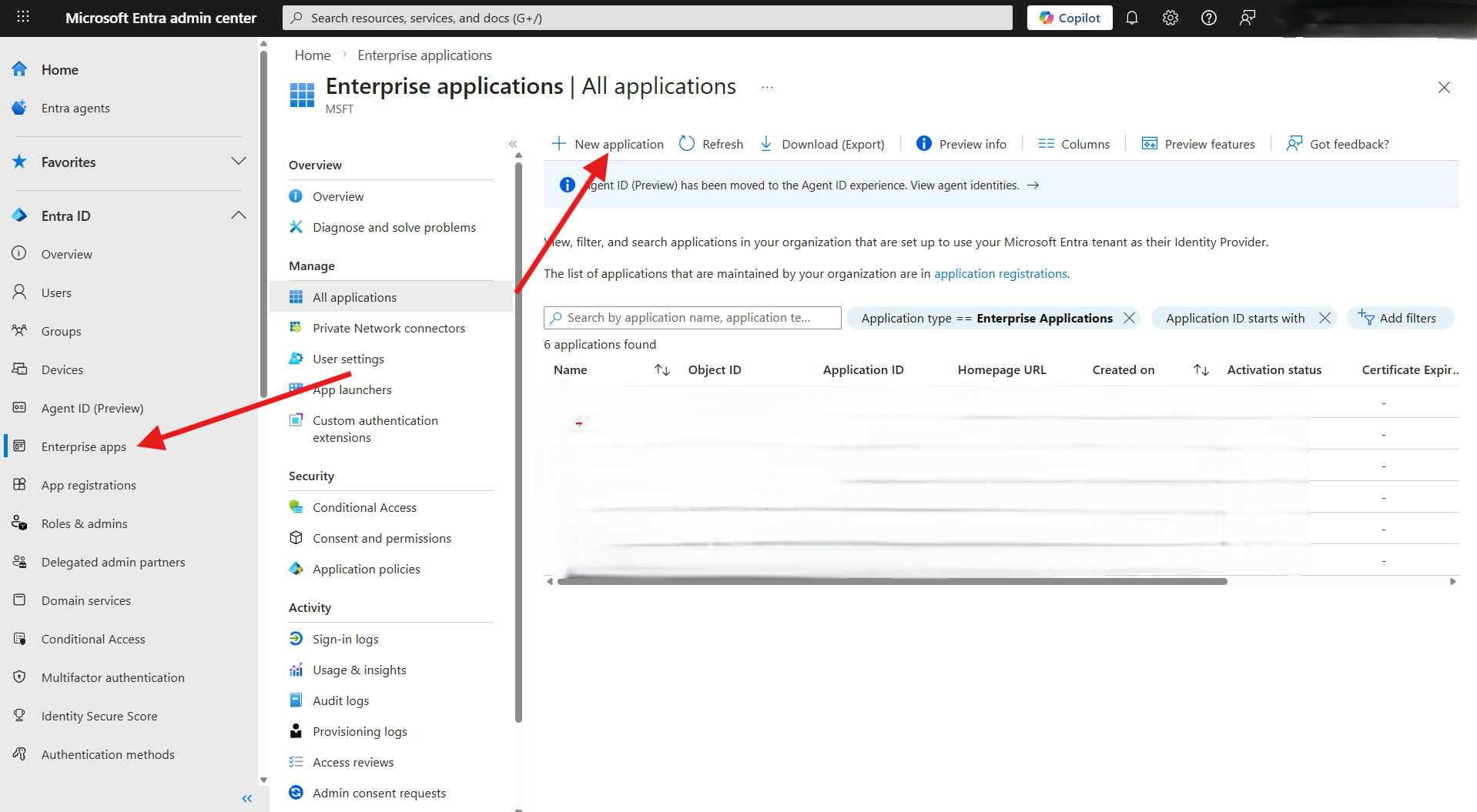 Creating the Application