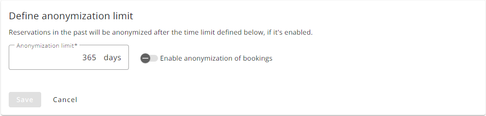 Define anonymization limit